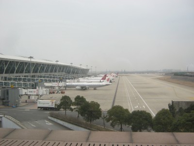 上海の浦東国際空港