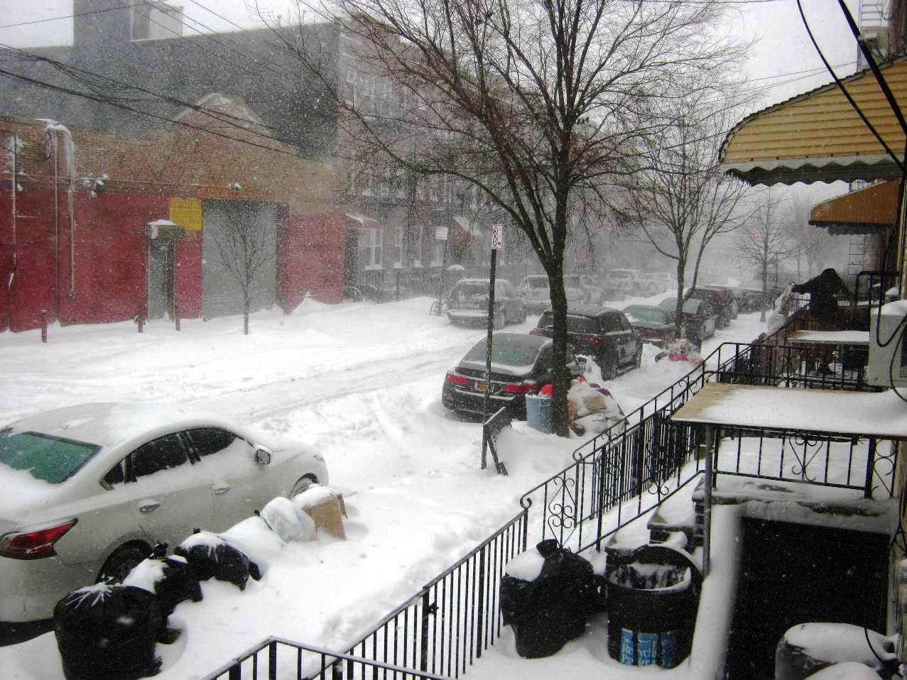 ブルックリンの吹雪